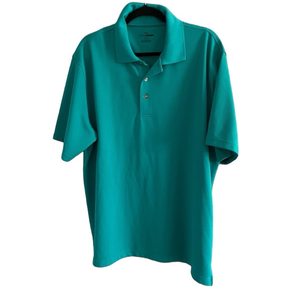 Men’s Grand Slam Turquoise Golf Polo XL